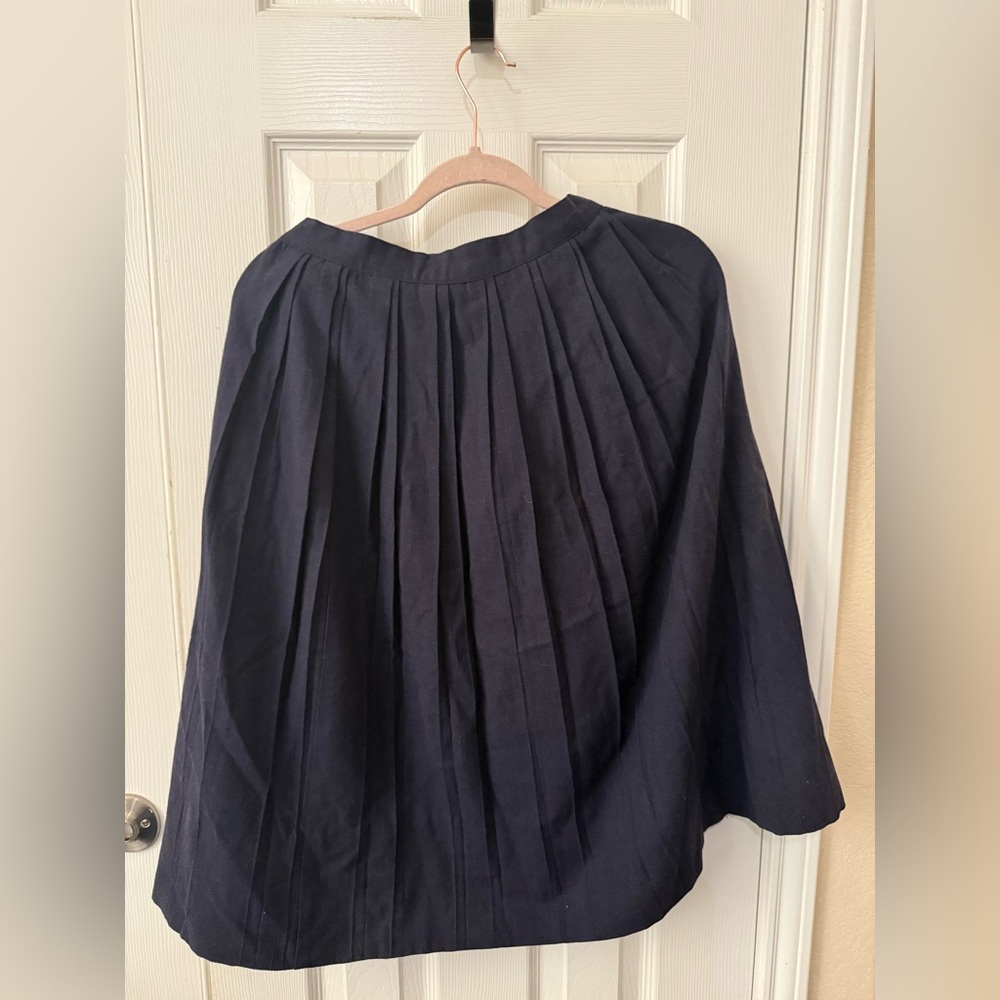 Milliken Womens Skirt SZ 0/2 Wool  Blend Pleated ALine  Academia Preppy Vintage